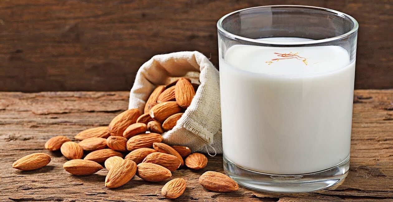 There are skin rejuvenating foods such as almond milk. 